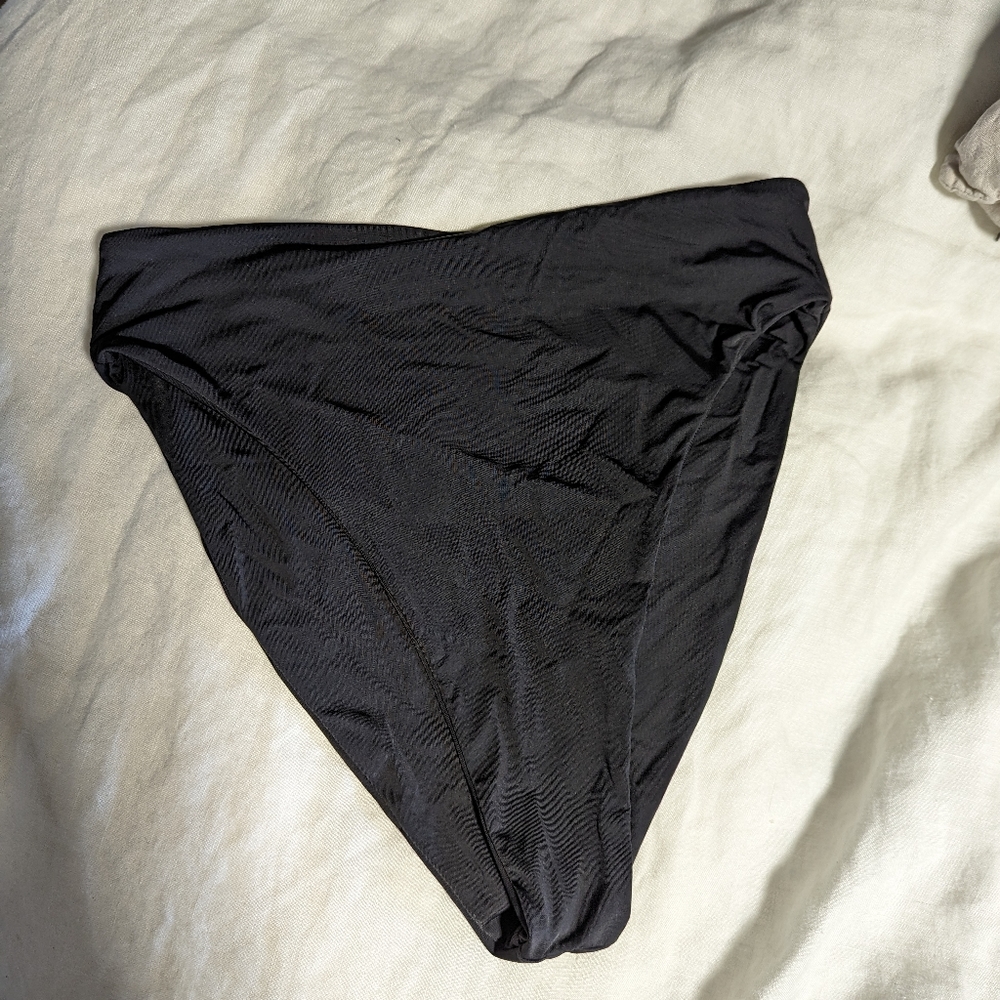 437 swim black Aubrey II bottoms size L